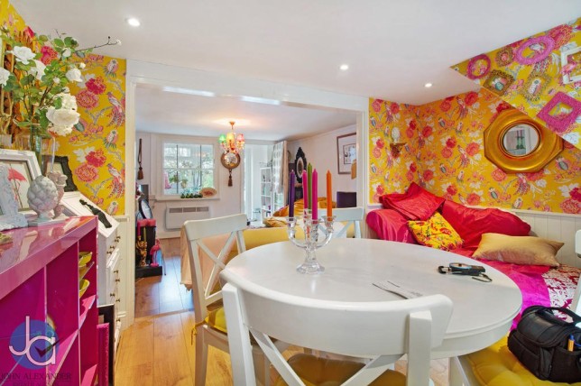 dining room in colourful essex house