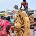 Using no manuals or modern machines, they make identical Jagannath chariots each year