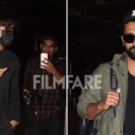 Vicky Kaushal and Ranbir Kapoor look suave as they make their way to the airport