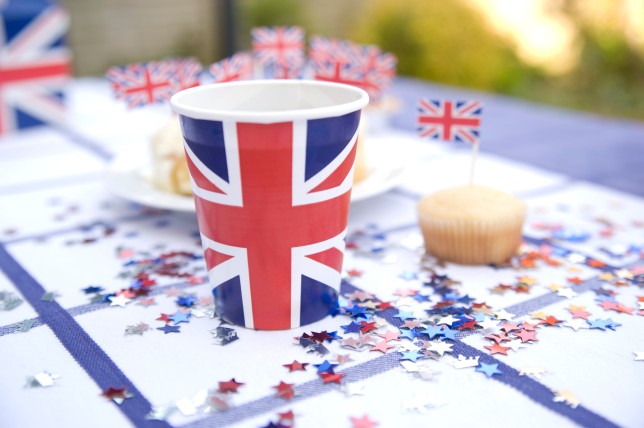 Union Jack party decorations