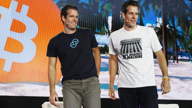 Winklevoss twins' Gemini cutting 10% of its staff, saying 'crypto winter' is here