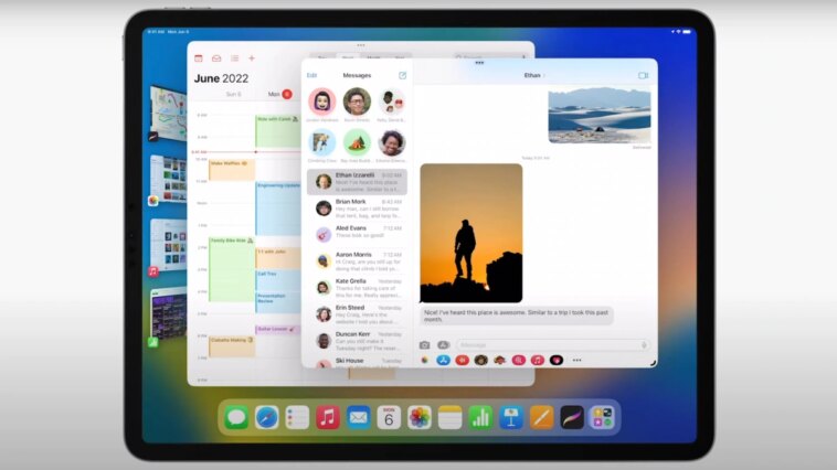 iPadOS 16 With Better Multitasking Experience Unveiled at WWDC 2022