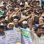 ‘It’s hell’: Rohingya refugees in Bangladesh rally to ‘go home’