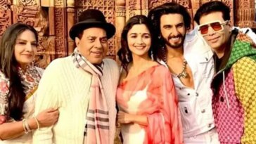 Alia Bhatt dances to Channa Mereya as Ranveer Singh and Karan Johar cheer her on