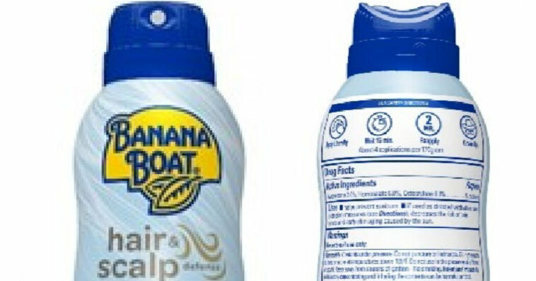 Banana Boat Recalls Hair and Scalp Sunscreen Over Low Levels of Carcinogen