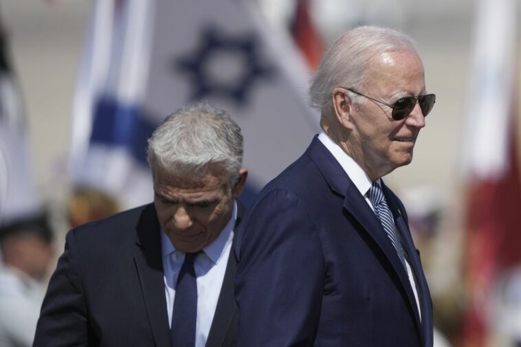 Biden touches down in Tel Aviv, kicking off first Middle East trip of presidency