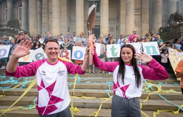 Bolton wrestling champion honours Queen's Baton relay in fun-filled event