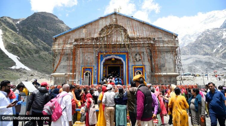 Char Dham Yatra, Char Dham Yatra 2022, Char Dham Yatra Uttarakhand, Char Dham Yatra travel, Char Dham Yatra crowd, Char Dham Yatra news, Char Dham Yatra process, Char Dham Yatra health, Char Dham Yatra deaths, Char Dham Yatra route, Char Dham Yatra tourists, Char Dham Yatra rules, indian express news