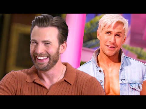 Chris Evans REACTS to Ryan Gosling's Barbie Transformation (Exclusive)