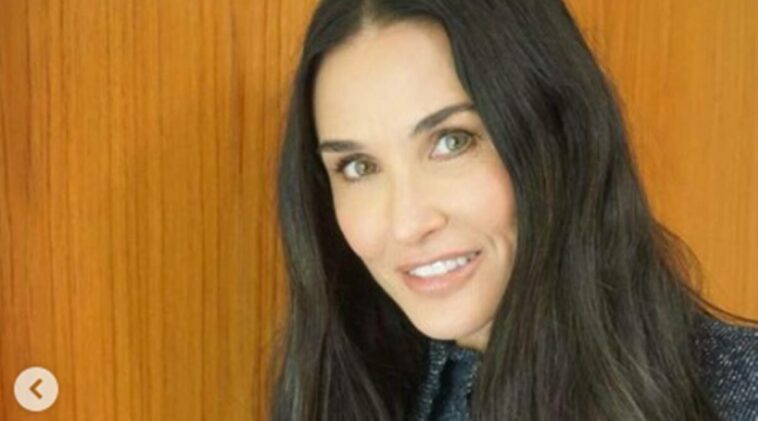 Demi Moore, Demi Moore news, Demi Moore hair care, Demi Moore hair, Demi Moore long hair, how to maintain long hair, Demi Moore on hair cuts and healthy hair, indian express news