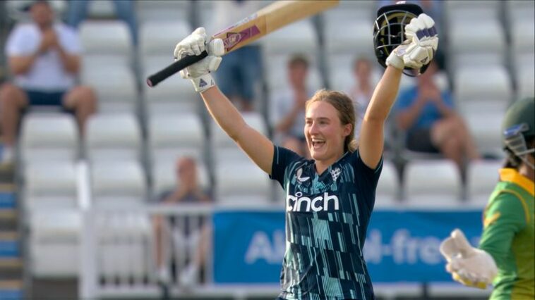 Watch the best of Emma Lamb's incredible knock as she scored a maiden ODI century in just her third appearance