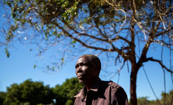 Benjamin, former combatant, believes peace and family go together.