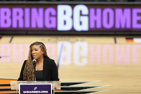 Griner's wife tells rally: I can't rest till she's home