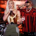 Gwen Stefani Shines in Gold Metallic Cult Gaia Top on ‘Jimmy Kimmel’ for ‘Light My Fire’ Performance