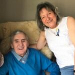 John and Linda in his care home