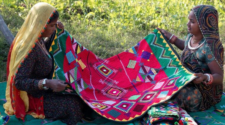 kalbelia, quilt making