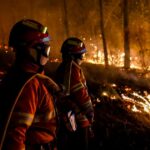 Hundreds of firefighters battle ‘mega-fire’ in southern France