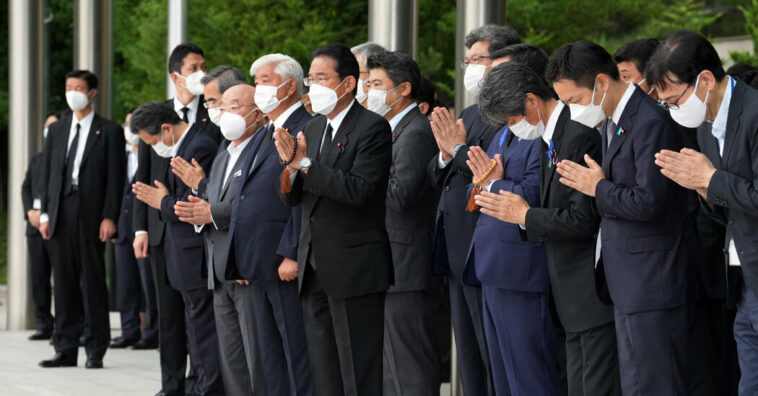 Japan’s Leader Tries to Honor Abe’s Legacy, While Building His Own