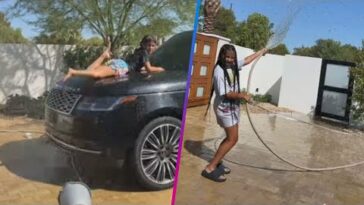 Kardashian Kids Make a SPLASH With Car Wash on TikTok