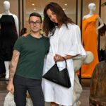 Katie Holmes Laces Up in Thong Sandals, Shirt Dress to Mark Christian Siriano’s Connecticut Store Opening