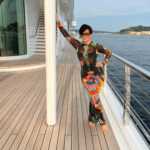 Kris Jenner Wore A Skin-Tight, Sheer Skims Dress While Sailing On A Yacht And Looked Amazing