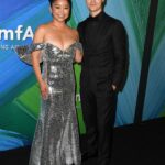 WEST HOLLYWOOD, CALIFORNIA - NOVEMBER 04: Lana Condor, Anthony De La Torre arrives at the  amfAR Gala Los Angeles 2021  on November 04, 2021 in West Hollywood, California. (Photo by Steve Granitz/FilmMagic,)