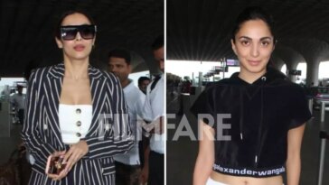 Malaika Arora and Kiara Advani make a stylish appearance at the airport