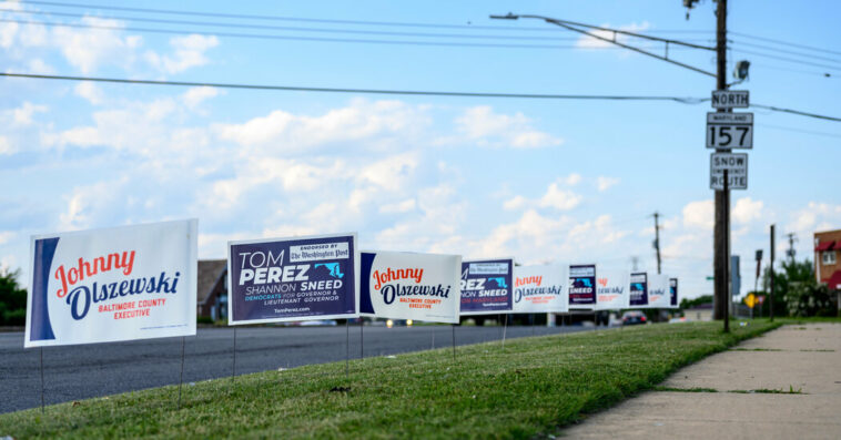 Maryland’s primary election results are expected to be delayed.