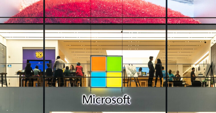 Microsoft reports earnings that fall short of already-reduced expectations.