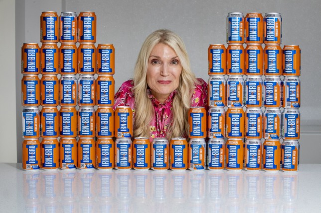 Carole Lamond, 57, who drank 20 cans of Irn Bru a day for 20 years before being hypnotised by David Kilmurry