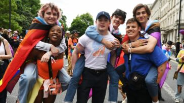 Photos of the "Heartstopper" Cast Living Their Best Lives at the Pride in London March