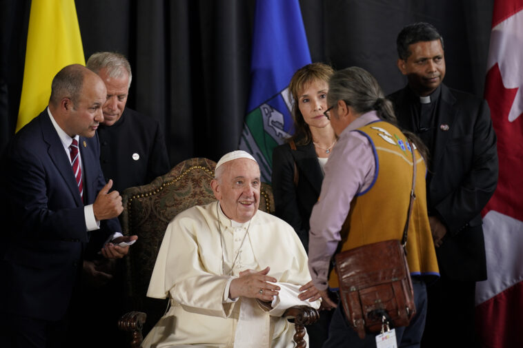 Pope arrives in Canada on ‘penitential voyage’