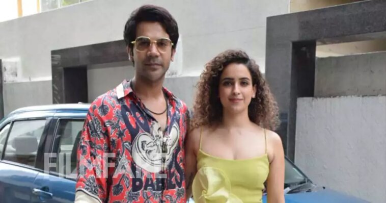 Rajkummar Rao and Sanya Malhotra make a stylish appearance to promote HIT: The First Case