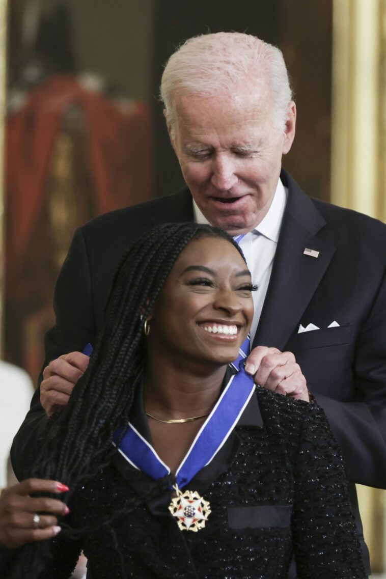 Simone Biles Becomes The Youngest Person To Receive The Presidential Medal Of Freedom!