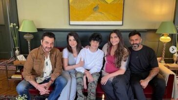 Sonam Kapoor turns host for Sanjay and Maheep Kapoor at her London home