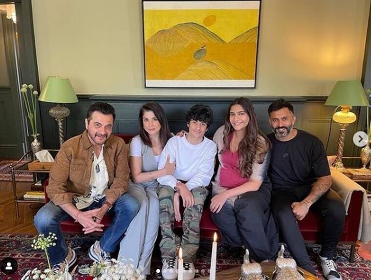 Sonam Kapoor turns host for Sanjay and Maheep Kapoor at her London home