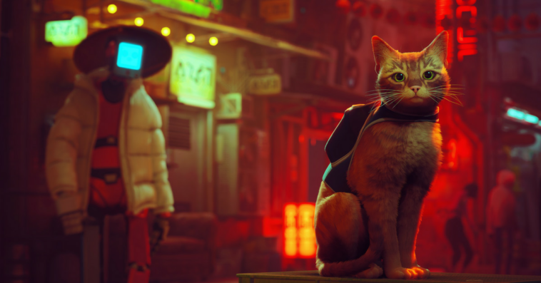 Stray improves adventure games by turning you into a cat