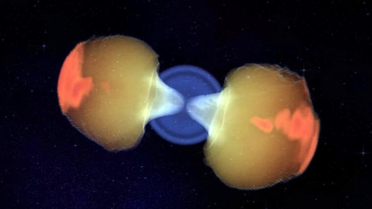 Study Explains Blinking Gamma-Ray Bursts Using Falling Stardust, Unsteady Jets