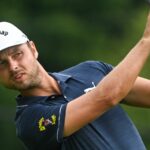 Tom Lewis moves into contention at Barbasol Championship as Steven Alker shares Senior Players Championship lead