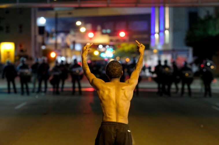 (VIDEO) Protestors Take To Akron Streets After Police Release Footage Of Jayland Walker's Shooting