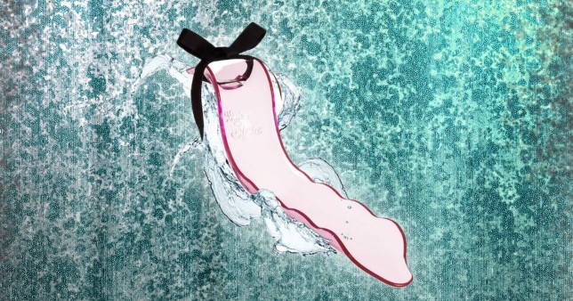 the Waterslyde sex toy on a watery background