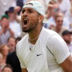 Nick Kyrgios reached his first Wimbledon quarter-final since 2014