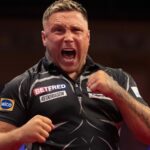 World Matchplay Darts: Gerwyn Price sets up blockbuster date with Michael van Gerwen in Blackpool