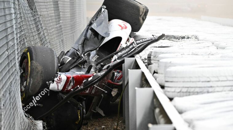 Zhou: Halo 'saved life' after flipping over barrier