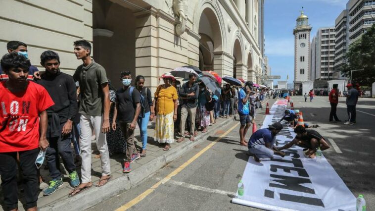 ‘A train wreck in slow motion’: government missteps ignite Sri Lanka street revolt