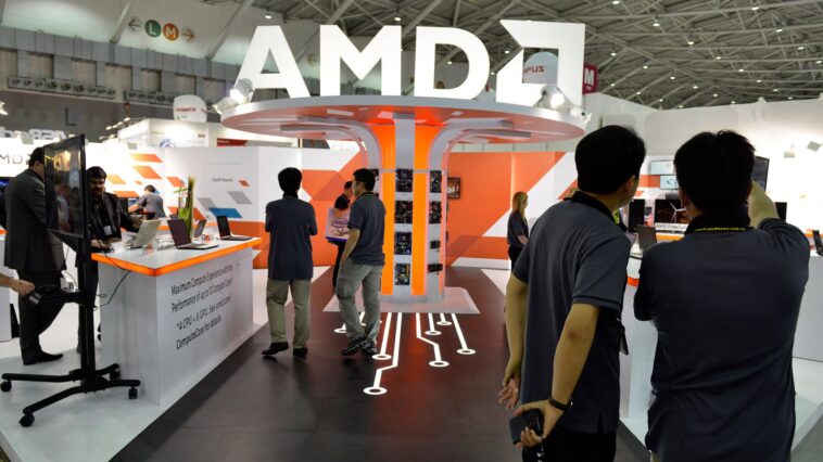 AMD beats on earnings and revenue, but third-quarter forecast comes in light