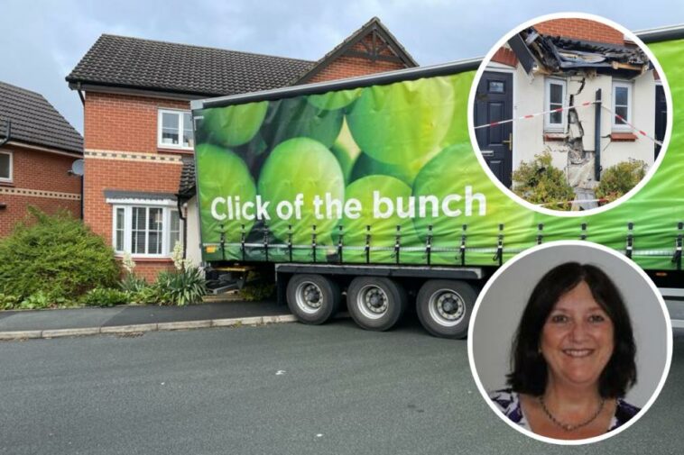 Action to be taken after lorry crashes into house