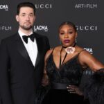 LOS ANGELES, CALIFORNIA - NOVEMBER 06: Alexis Ohanian and Serena Williams attend the 2021 LACMA Art + Film Gala presented by Gucci at Los Angeles County Museum of Art on November 06, 2021 in Los Angeles, California. (Photo by Taylor Hill/WireImage)