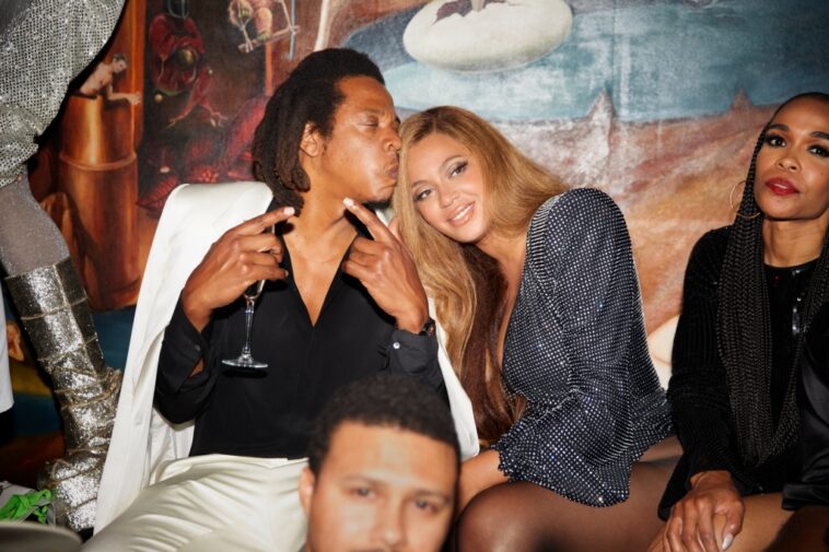 Beyoncé Celebrates ‘Renaissance’ With Studio 54-themed Party in a Shimmering Bodysuit