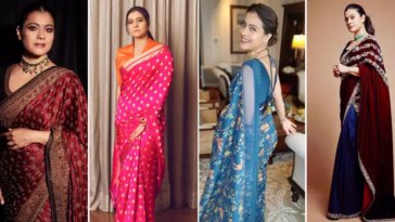 Birthday Special: 20 Pictures Of Kajol In Sarees That Spell Sheer Elegance